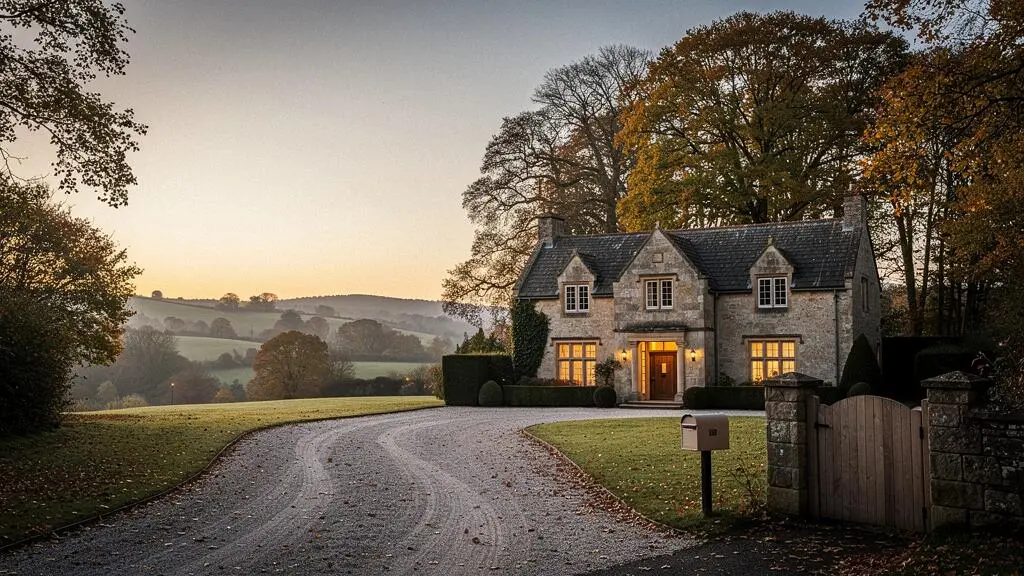 Classic English country house at golden hour symbolizing multigenerational estate planning and inheritance tax strategy